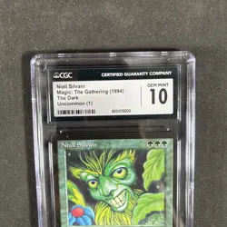 NIALL SILVAIN CGC GRADED 10 GEM MINT MAGIC THE GATHERING MTG 1994 VINTAGE - Image 2