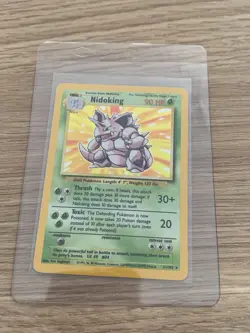 Pokemon Nidoking Holo Rare TCG Card Base Set 11/102, WOTC 1999 - Image 1