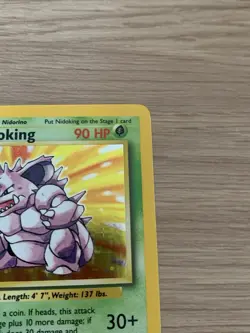 Pokemon Nidoking Holo Rare TCG Card Base Set 11/102, WOTC 1999 - Image 4