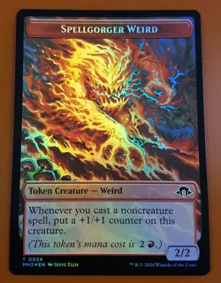 1x Eldrazi Spawn & Spellgorger Weird (24) | FOIL TOKEN | Modern Horizons 3 | MTG - Image 2