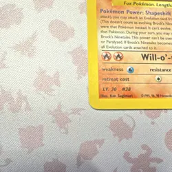 Pokemon Brock's Ninetales 3/132 Gym Challenge Holo Rare WOTC Card - Image 2