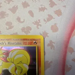 Pokemon Brock's Ninetales 3/132 Gym Challenge Holo Rare WOTC Card - Image 4