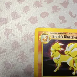 Pokemon Brock's Ninetales 3/132 Gym Challenge Holo Rare WOTC Card - Image 5