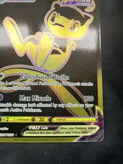 Gold Mew VMax Fusion Strike TG30/TG30 Pokemon Card - NM - Image 4