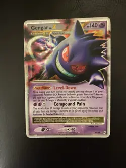 Pokemon Gengar LV.X Platinum 97/99 Holo Level-Up Card English Nintendo TCG - Image 4