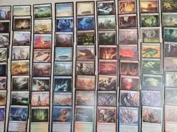 80 NONBASIC LANDS useful fun COLLECTION Lot of ALL Different Magic MTG Cards - Image 1