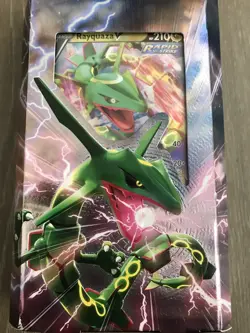 Pokemon TCG Rayquaza V Battle Deck Sword & Shield Trading Card Game | Open Box - Image 3
