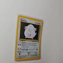 Pokemon Chansey 3/130 Base Set 2 Holo Rare 120 HP Basic 2000 Wizards Card - Image 2