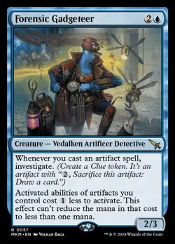 Forensic Gadgeteer | MTG Murders at Karlov Manor Promo Pack #0057 | M/NM - Image 1