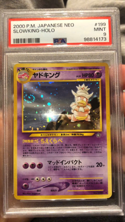 Slowking PSA 9 (SWIRL) Japanese Neo Genesis 2000 Holo Pokemon Vintage Card - Image 2