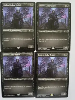Umbral Collar Zealot - EOE NM MTG Special Promo Dark frame. - Image 1