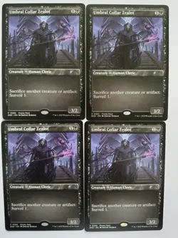 Umbral Collar Zealot - EOE NM MTG Special Promo Dark frame. - Image 2