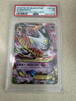 Pokemon M Gengar EX XY166 Promo PSA 1 ✨🔥SHIPS FAST 💨 LOW POP 🌙 - Image 1