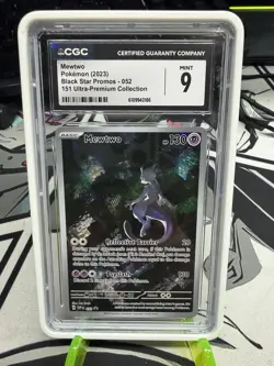 Mewtwo Pokemon 151 Ultra Premium Collection Black Star Promo English 052 CGC 9 - Image 1
