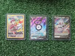 Pokemon TCG V Holo Card Lot - Braixen, Unown V, Magearna V (3 Cards, 2022) - Image 1