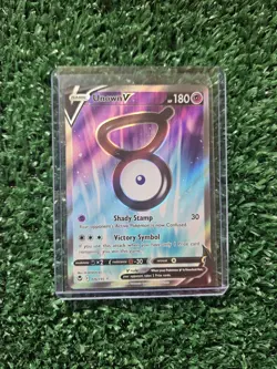 Pokemon TCG V Holo Card Lot - Braixen, Unown V, Magearna V (3 Cards, 2022) - Image 3