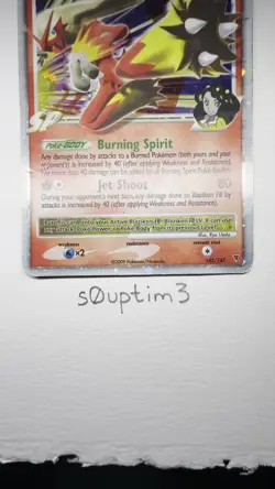 Pokemon TCG Blaziken FB Lv.X 142/147 Rising Rivals - Image 2