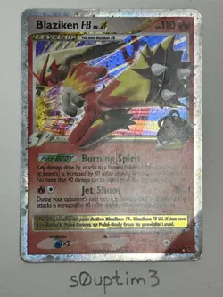 Pokemon TCG Blaziken FB Lv.X 142/147 Rising Rivals - Image 5