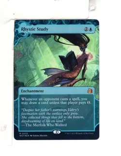 MTG SkeenAB Rhystic Study FOIL from WOT. NM. - Image 1
