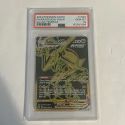 POKEMON 2022 FA/RAYQUAZA VMAX SWORD & SHIELD SILVER TEMPEST #TG29 - Image 1