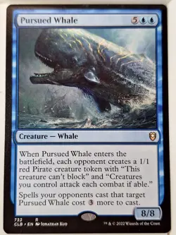 Pursued Whale - Commander: Baldur's Gate - Magic the Gathering MTG Nice! - Image 1
