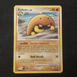 Kabuto 67/100 Pokemon Majestic Dawn Common 2008 LP - Image 1