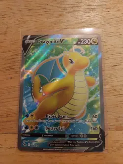FULL ART Dragonite V ULTRA RARE 076/078 Pokemon GO Holo Foil Holographic - MP - Image 1