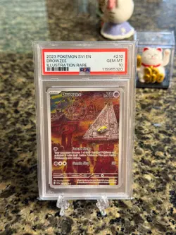 Pokemon Drowzee 210/198 SV01 Scarlet & Violet Illustration Rare Holo PSA 10 Gem - Image 1