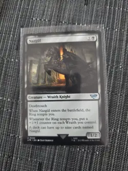 MTG Nazgul (Foil) #335 The Lord of the Rings Tales of Middle-Earth - Image 1