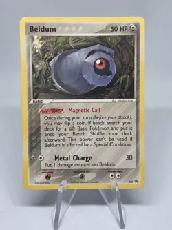 Pokemon TCG Beldum Regular Rare Black Star PROMO #22 Vintage WOTC - Image 1