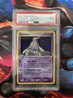 Pokemon PSA 9 Mint Power Keepers Reverse Stamped Holo Dusclops 14/108 - Image 1