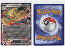 TEAM ROCKET'S PERSIAN EX 150/182 DOUBLE RARE DESTINED RIVALS POKEMON - Image 4