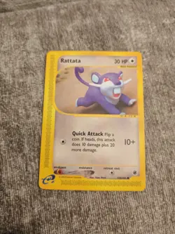 Pokemon TCG Rattata Expedition Base Set 128/165 Regular Common WOTC Vintage NM - Image 1