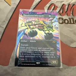MTG Thunderous Velocipede (Borderless) Aetherdrift Regular #0317 - Image 1