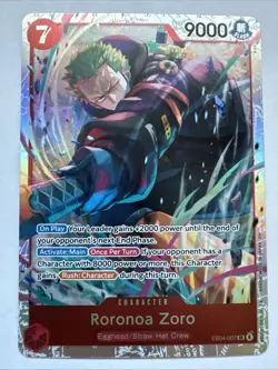 One Piece Roronoa Zoro EB04-007 SR ENGLISH OP15 - Image 1