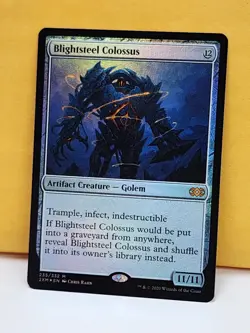 1x FOIL Blightsteel Colossus, NM, Double Masters (2XM), Magic the Gathering, MtG - Image 1