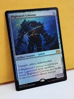 1x FOIL Blightsteel Colossus, NM, Double Masters (2XM), Magic the Gathering, MtG - Image 2