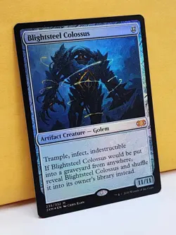 1x FOIL Blightsteel Colossus, NM, Double Masters (2XM), Magic the Gathering, MtG - Image 3