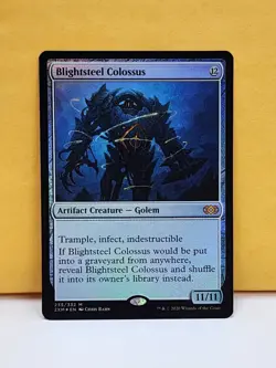1x FOIL Blightsteel Colossus, NM, Double Masters (2XM), Magic the Gathering, MtG - Image 4