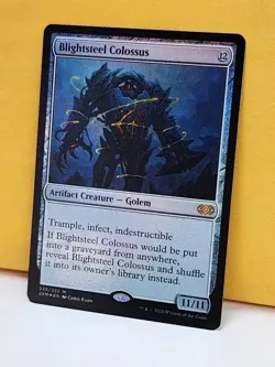 1x FOIL Blightsteel Colossus, NM, Double Masters (2XM), Magic the Gathering, MtG - Image 5
