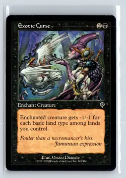 EXOTIC CURSE - MTG Magic the Gathering Card - Invasion - Common - Image 1