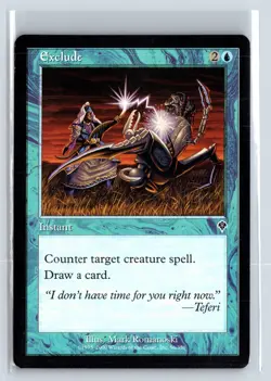 EXCLUDE - MTG Magic the Gathering Card - Invasion - Common - Image 1