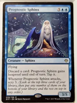 Prognostic Sphinx - Archenemy: Nicol Bolas - Magic the Gathering MTG Nice! - Image 1