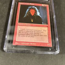 SISTERS OF THE FLAME CGC GRADED 10 GEM MINT MAGIC THE GATHERING MTG 1994 VINTAGE - Image 3