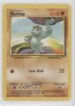 Machop Pokemon Base Set #52 1999 - Image 1
