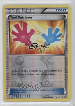 Tool Retriever Reverse Foil Pokemon XY Furious Fists #101 - Image 1