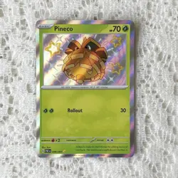Pineco 099/091 Paldean Fates Baby Shiny Holo Pokemon TCG - Image 1