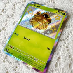 Pineco 099/091 Paldean Fates Baby Shiny Holo Pokemon TCG - Image 2