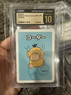 Pokemon Old Maid 2019 Japanese Pokemon Card Psyduck CGC 10 Pristine - Image 1