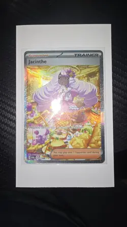 Pokemon Jacinthe Trainer-Supporter Full Art Holo Rare Card 122/088 - Image 3